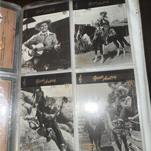 Set of 24 ACM - trading Cards - gene autry, Ernest tub, Roy Acuff